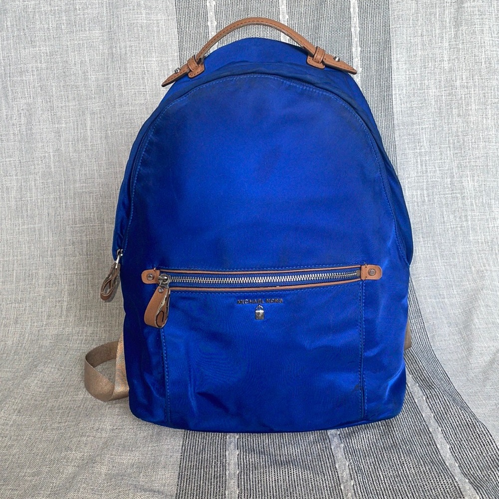 Michael Kors Nylon Backpack Blue